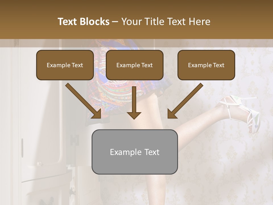 Cotton Cloth Look PowerPoint Template