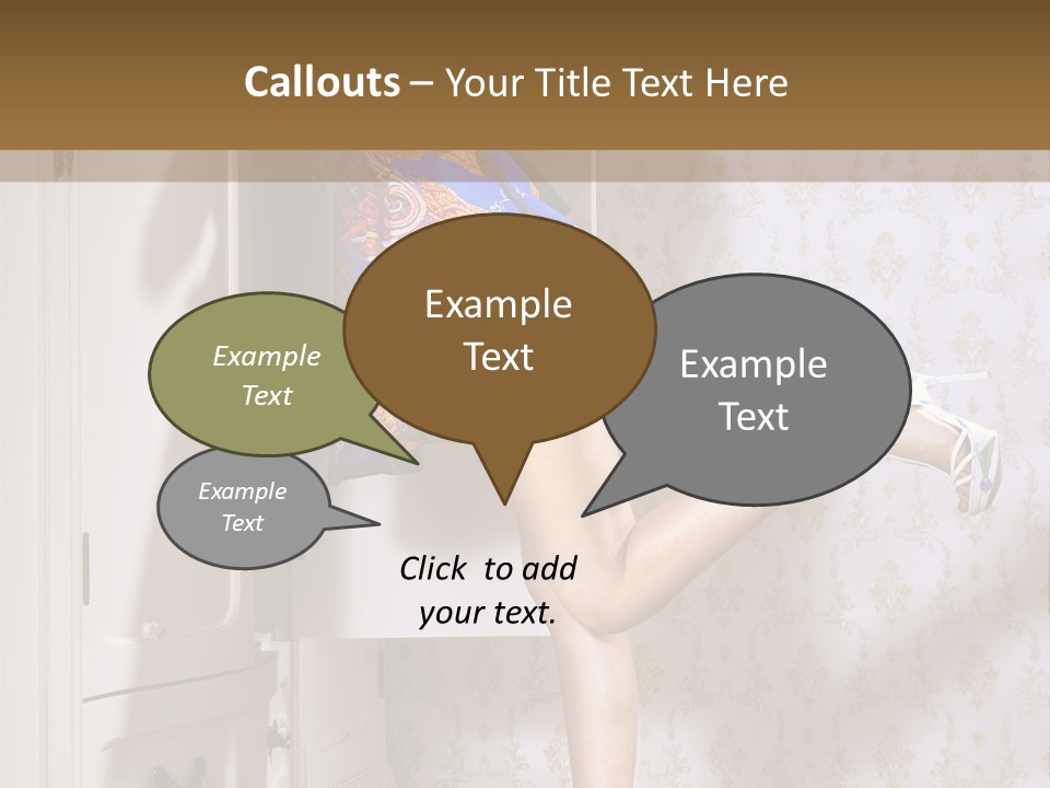 Cotton Cloth Look PowerPoint Template