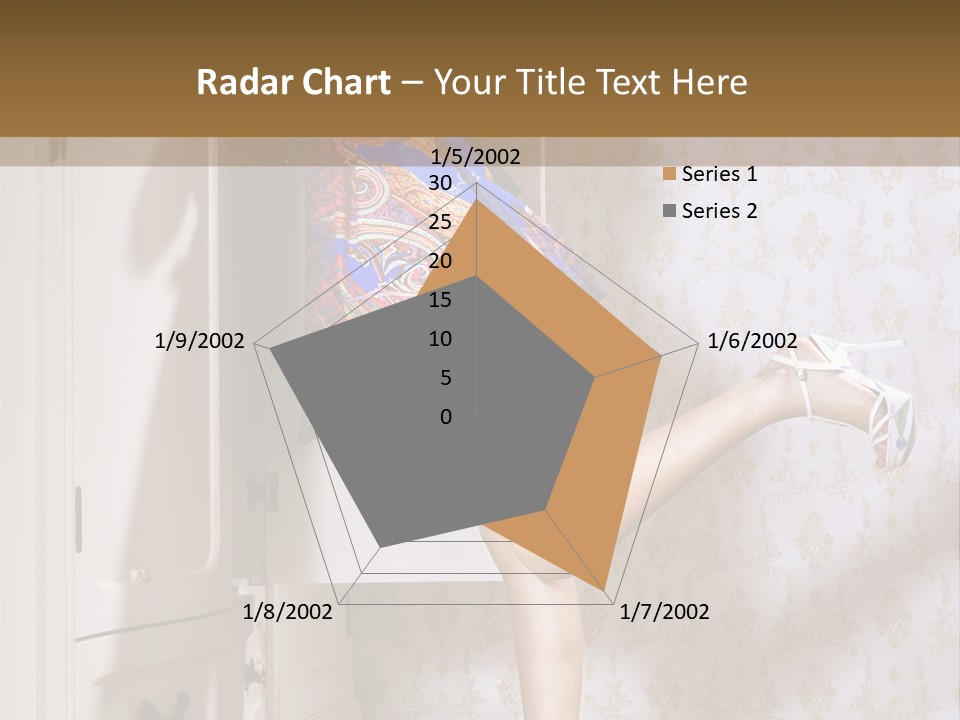 Cotton Cloth Look PowerPoint Template