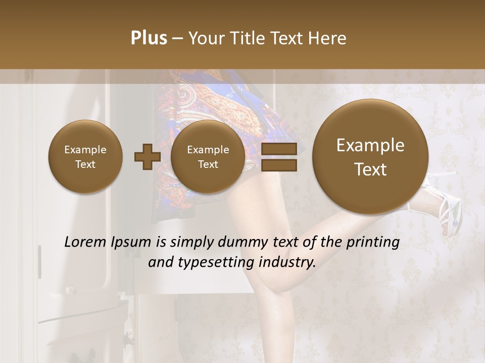 Cotton Cloth Look PowerPoint Template