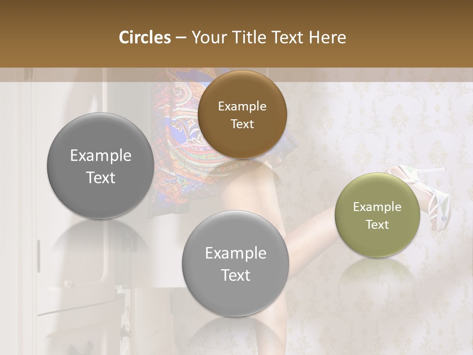 Cotton Cloth Look PowerPoint Template