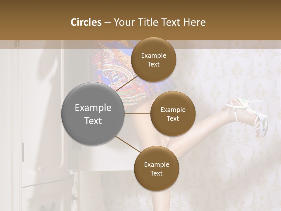 Cotton Cloth Look PowerPoint Template