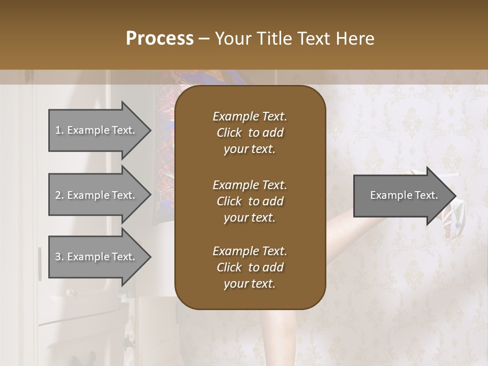 Cotton Cloth Look PowerPoint Template