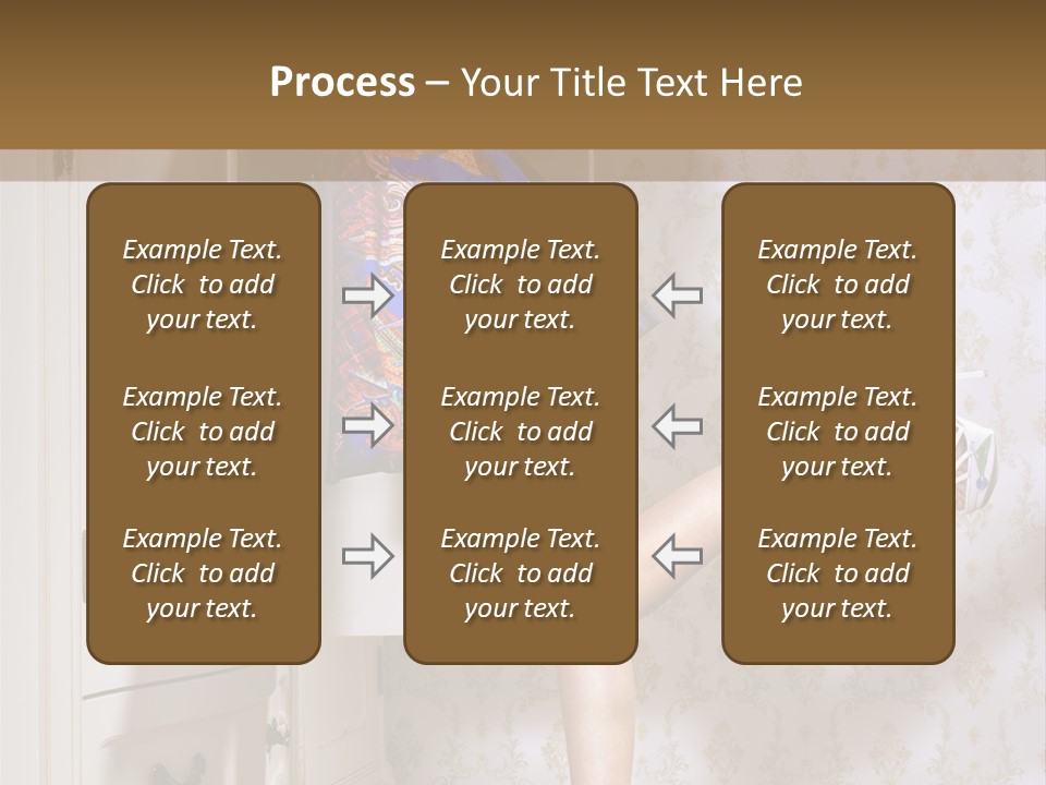 Cotton Cloth Look PowerPoint Template