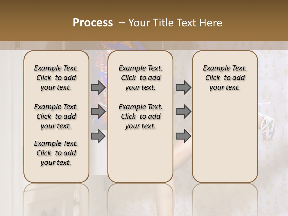 Cotton Cloth Look PowerPoint Template