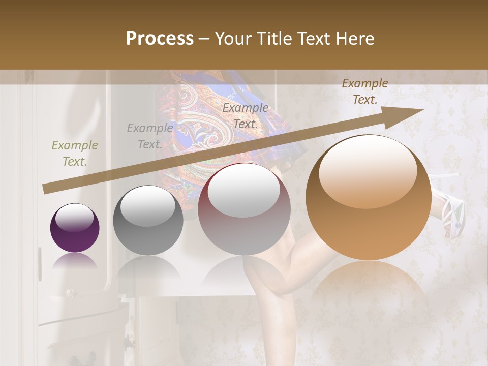 Cotton Cloth Look PowerPoint Template