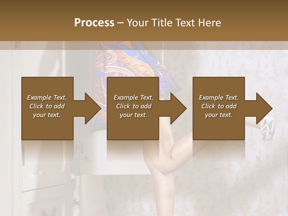 Cotton Cloth Look PowerPoint Template