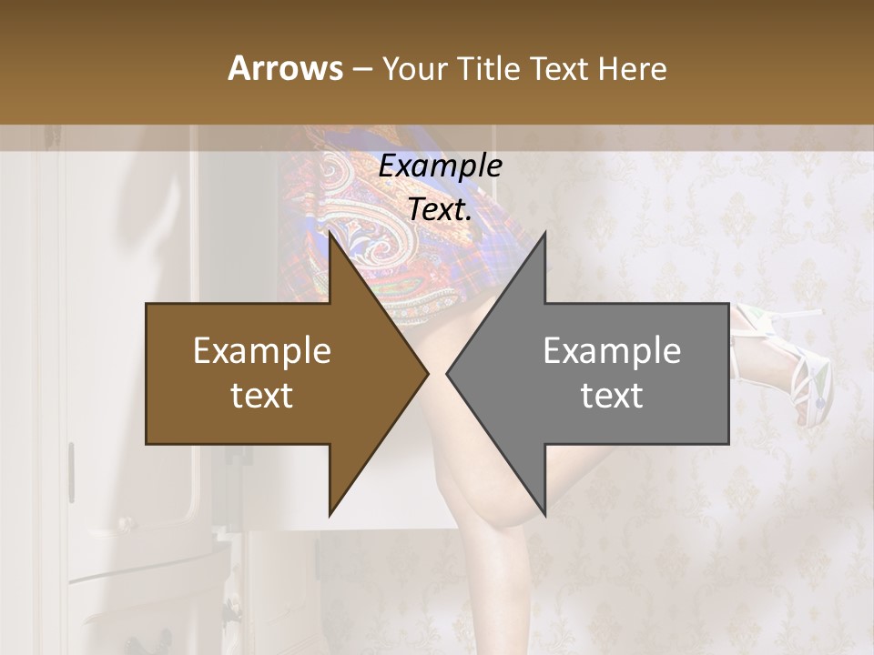 Cotton Cloth Look PowerPoint Template