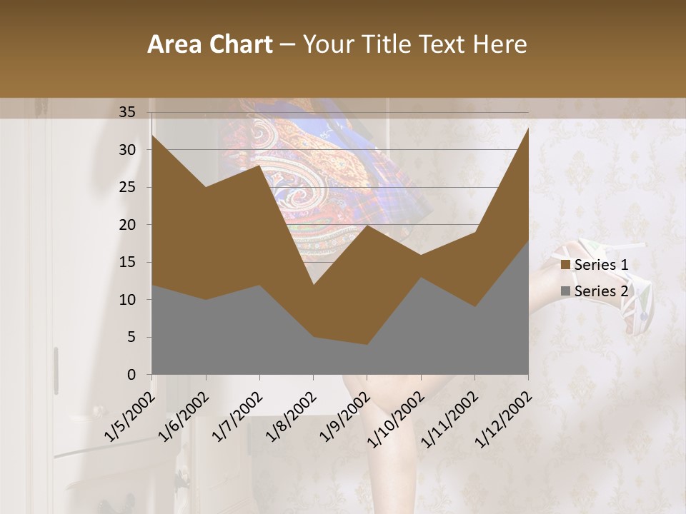 Cotton Cloth Look PowerPoint Template