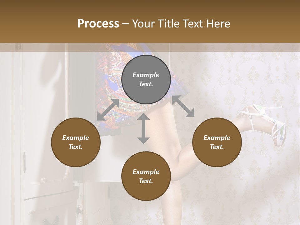 Cotton Cloth Look PowerPoint Template