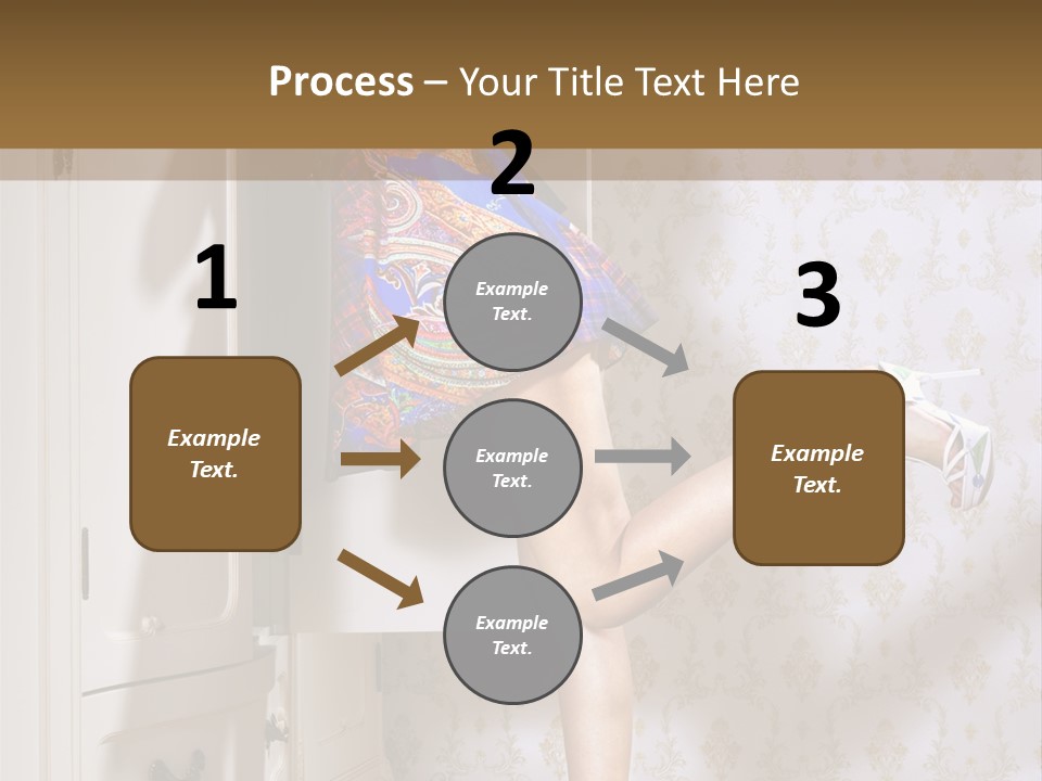 Cotton Cloth Look PowerPoint Template