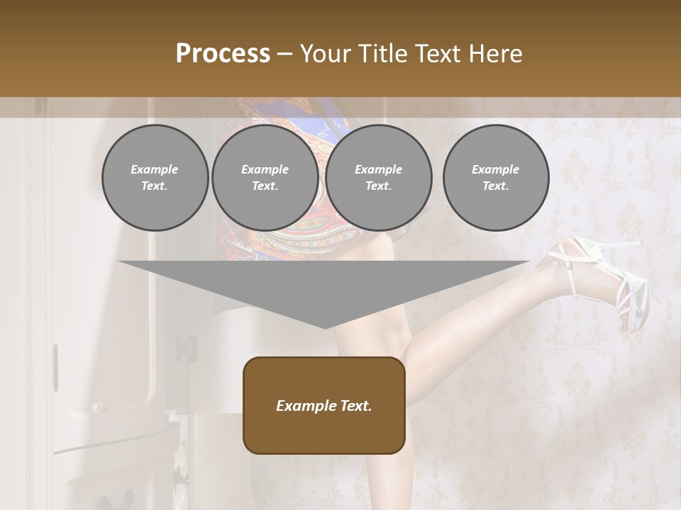Cotton Cloth Look PowerPoint Template