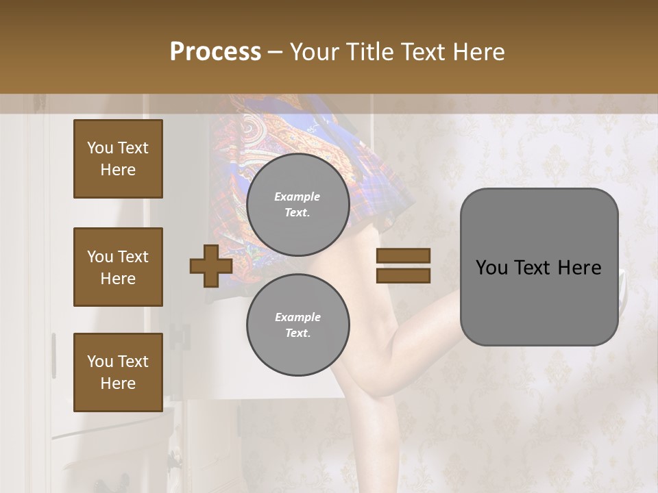 Cotton Cloth Look PowerPoint Template