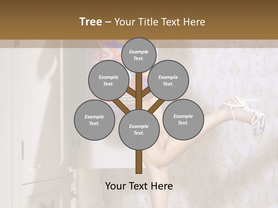 Cotton Cloth Look PowerPoint Template