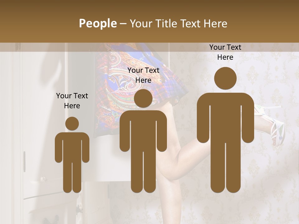 Cotton Cloth Look PowerPoint Template