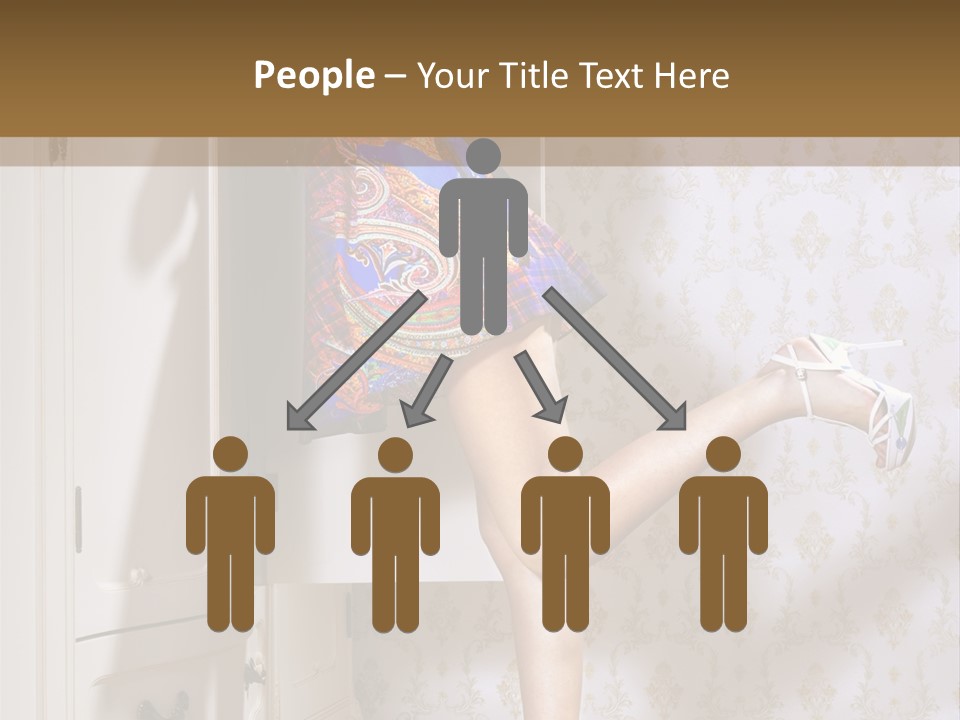 Cotton Cloth Look PowerPoint Template