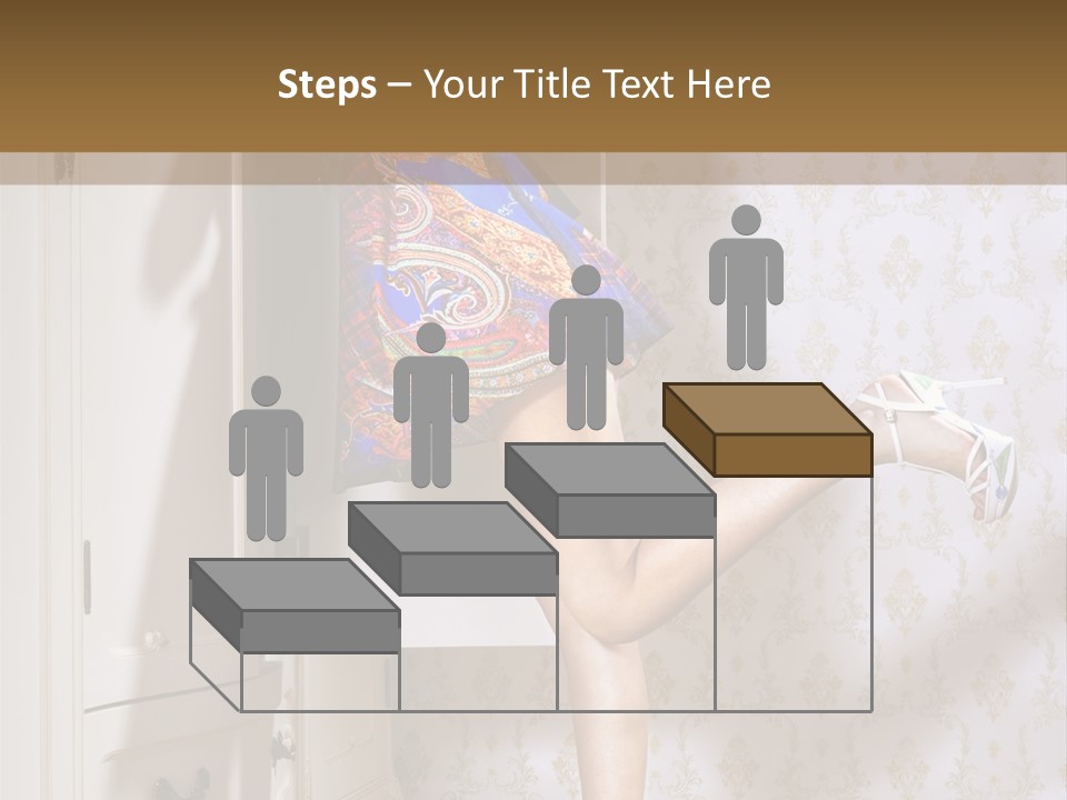 Cotton Cloth Look PowerPoint Template