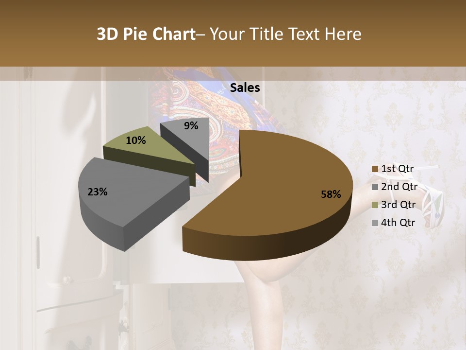 Cotton Cloth Look PowerPoint Template
