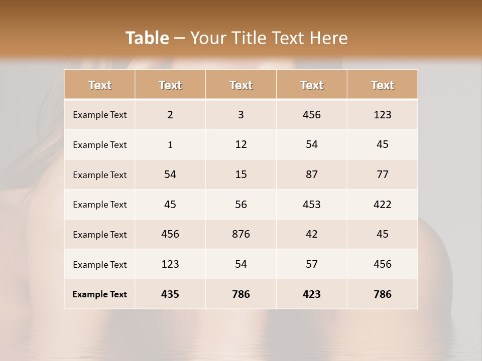 Latino Gorgeous Reflection PowerPoint Template