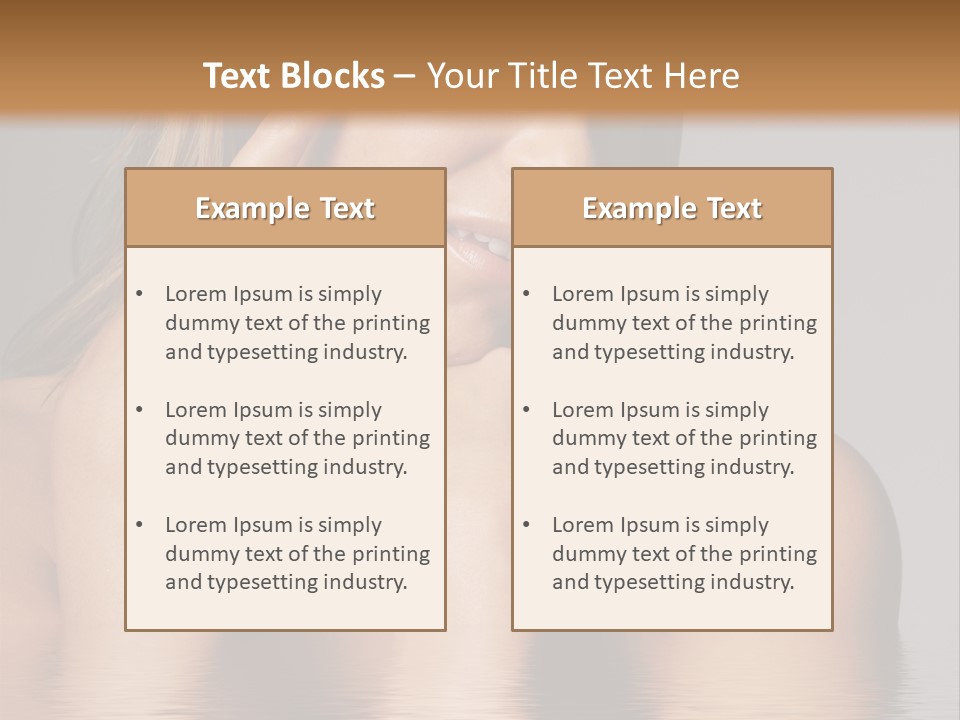 Latino Gorgeous Reflection PowerPoint Template