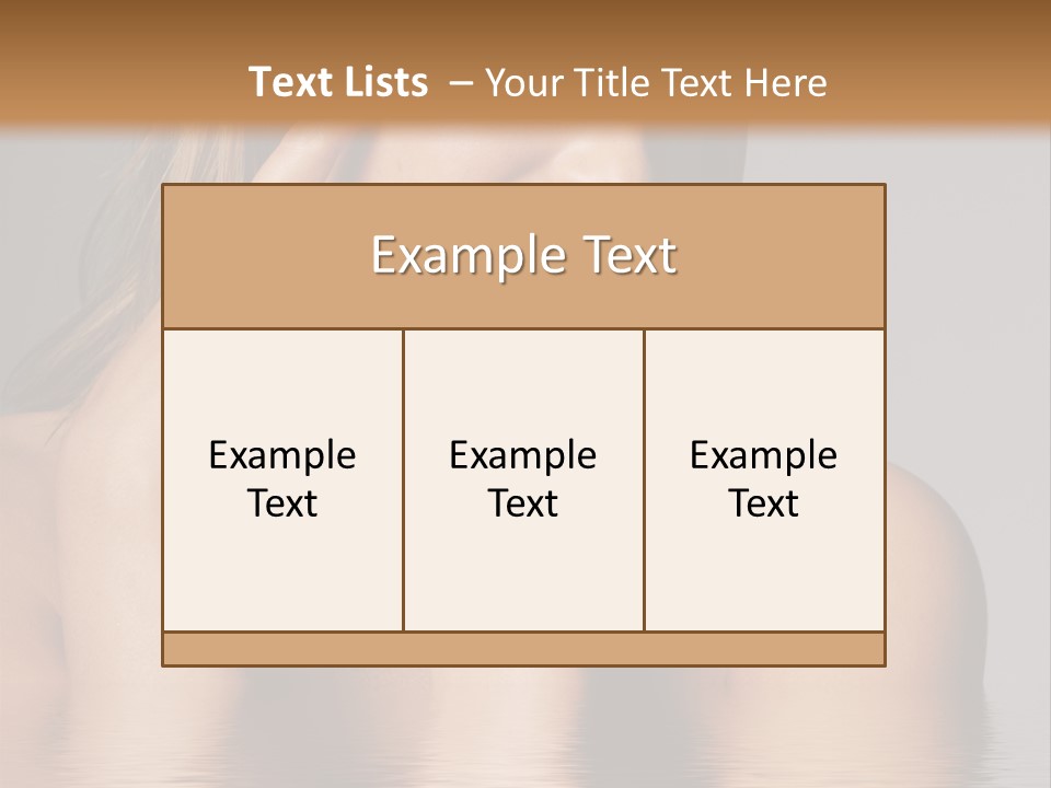 Latino Gorgeous Reflection PowerPoint Template