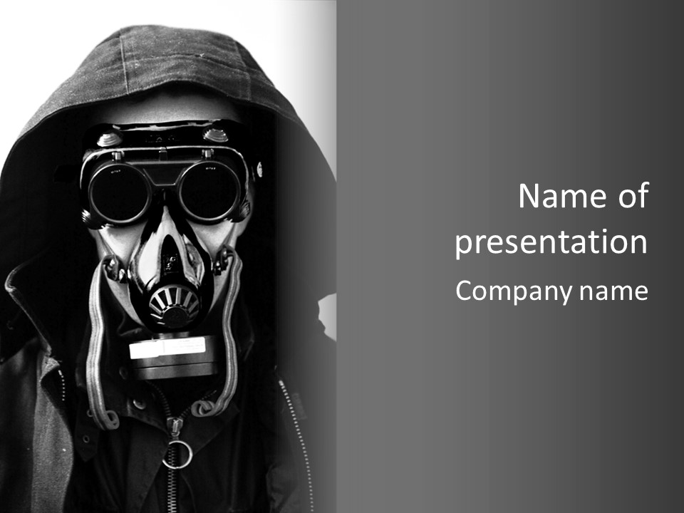 Destruction Jacket Nuclear PowerPoint Template