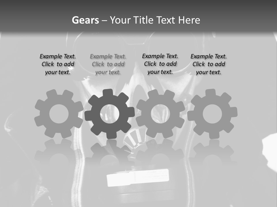 Destruction Jacket Nuclear PowerPoint Template