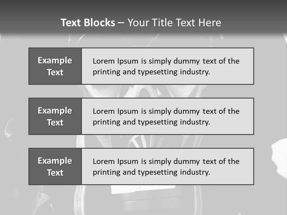 Destruction Jacket Nuclear PowerPoint Template