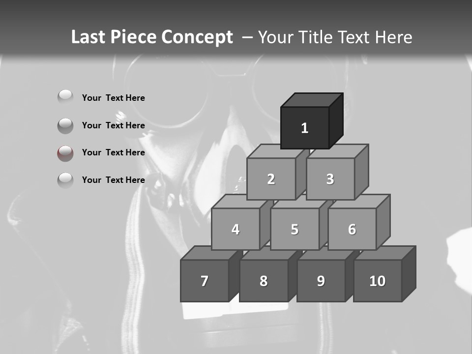 Destruction Jacket Nuclear PowerPoint Template