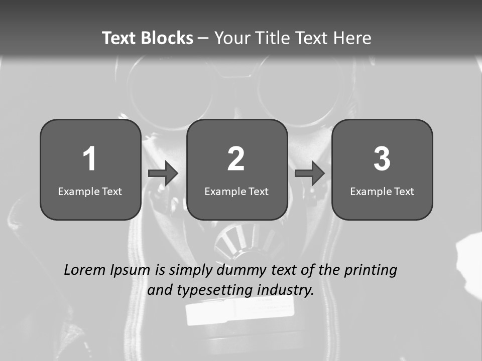 Destruction Jacket Nuclear PowerPoint Template