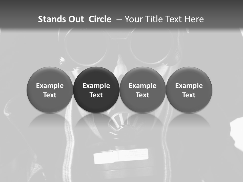 Destruction Jacket Nuclear PowerPoint Template