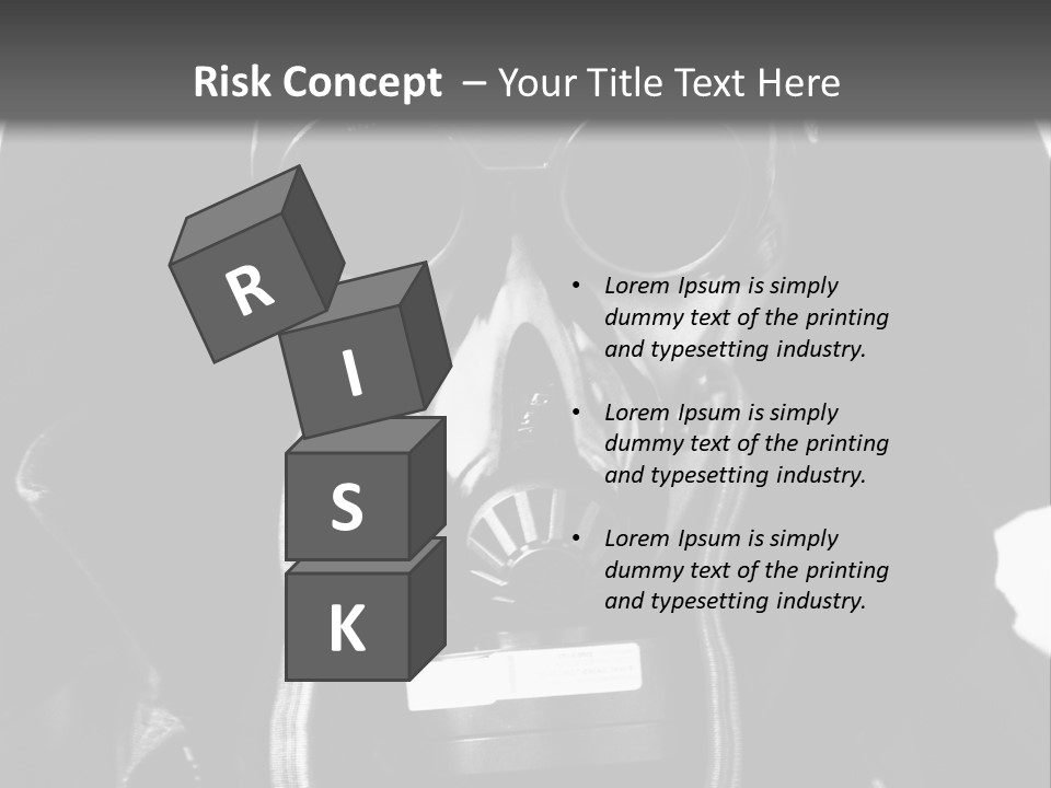 Destruction Jacket Nuclear PowerPoint Template