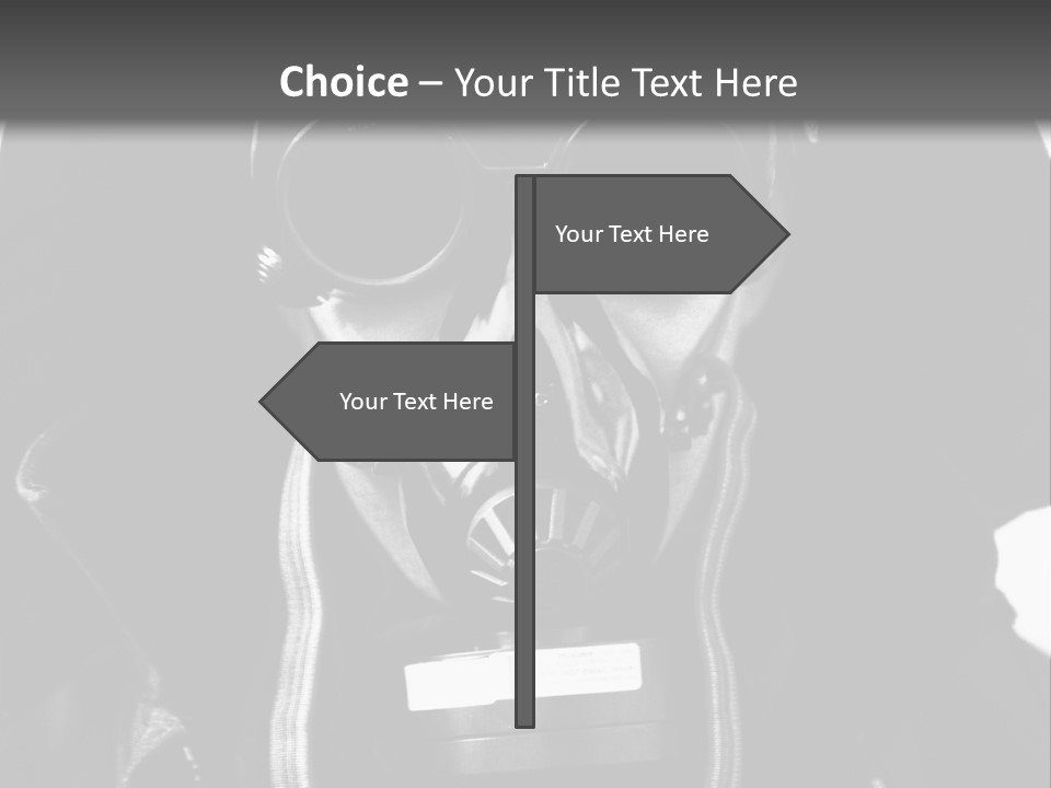 Destruction Jacket Nuclear PowerPoint Template