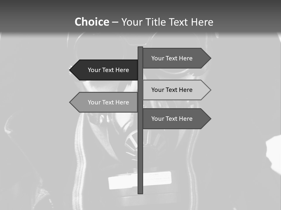 Destruction Jacket Nuclear PowerPoint Template
