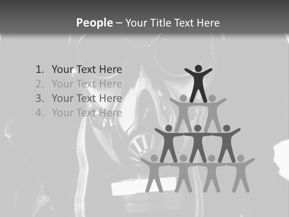 Destruction Jacket Nuclear PowerPoint Template