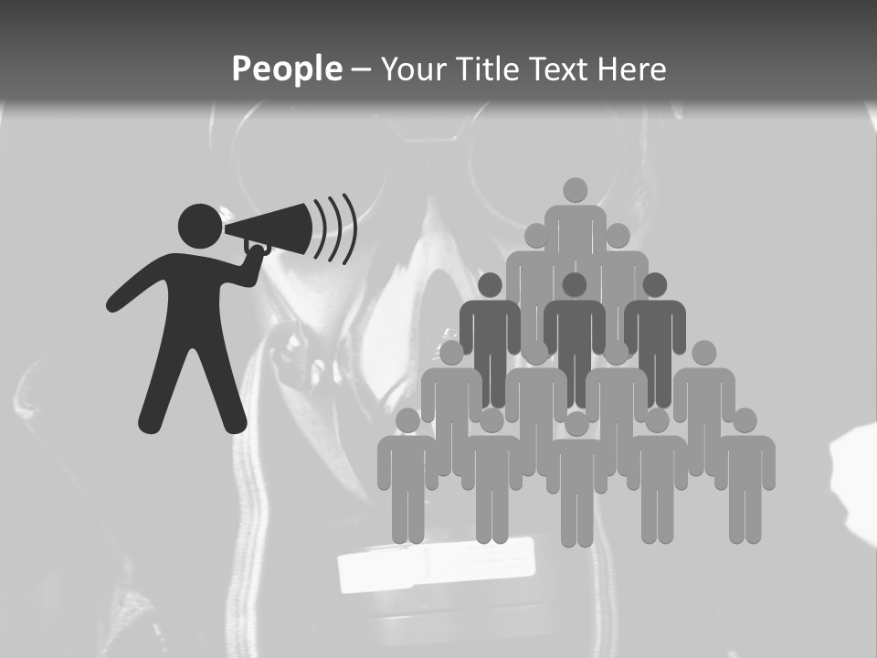 Destruction Jacket Nuclear PowerPoint Template