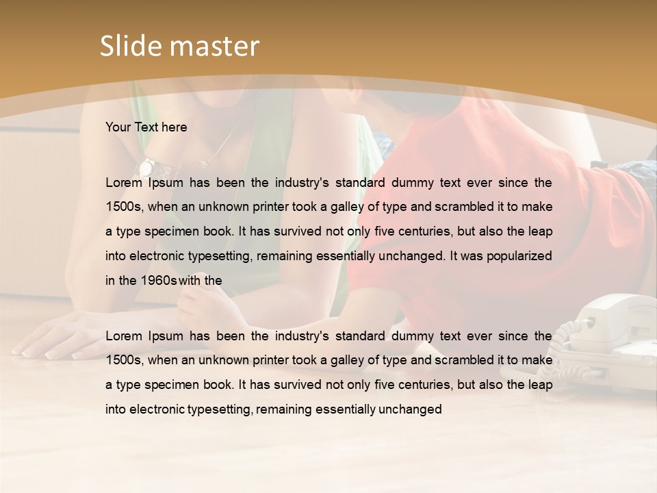 Child Mother Woman PowerPoint Template