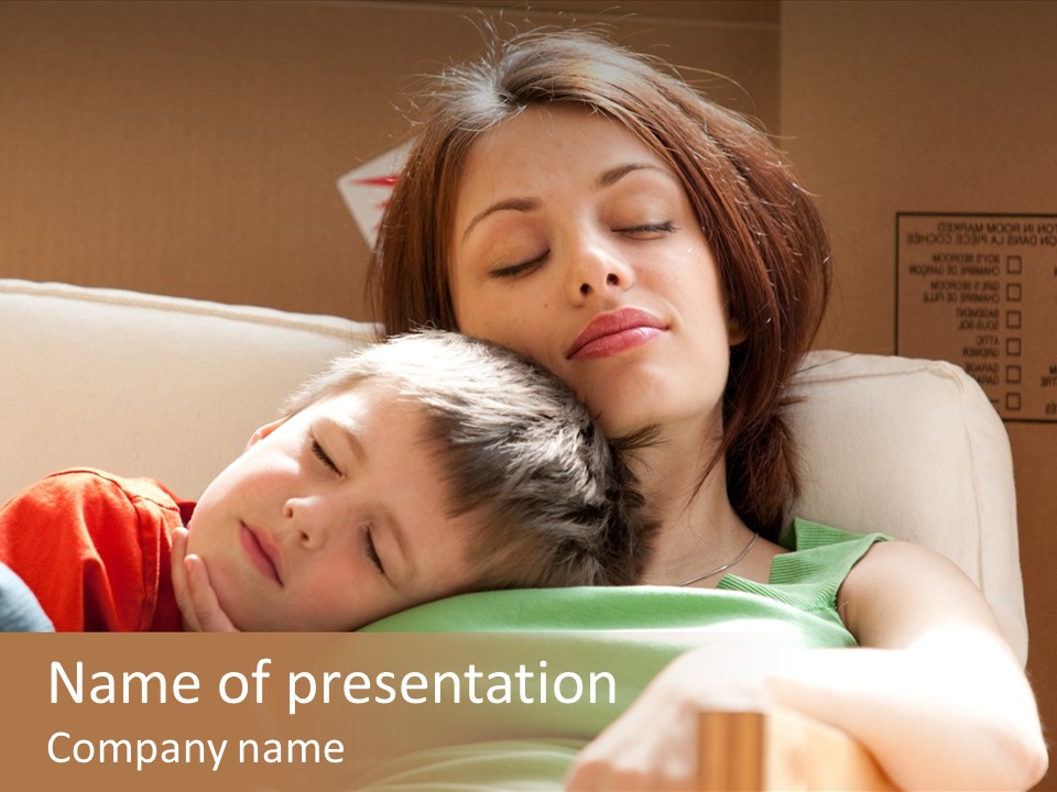 New Parent Sleeping PowerPoint Template