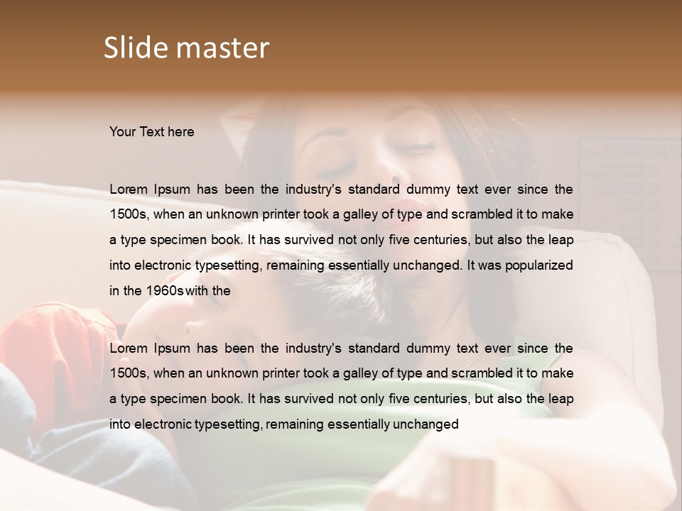 New Parent Sleeping PowerPoint Template