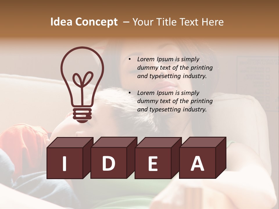 New Parent Sleeping PowerPoint Template