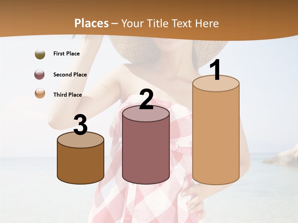 Young Attractive Female PowerPoint Template