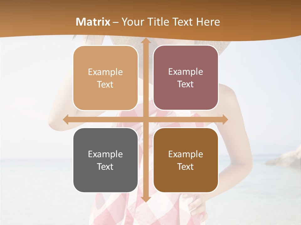 Young Attractive Female PowerPoint Template