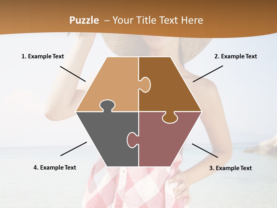 Young Attractive Female PowerPoint Template