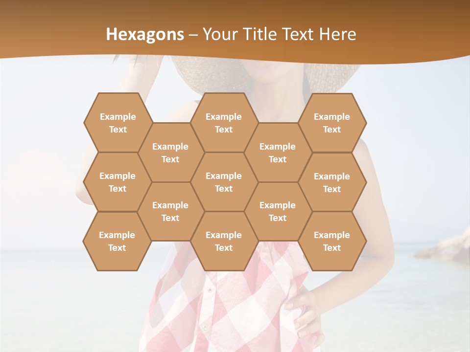 Young Attractive Female PowerPoint Template