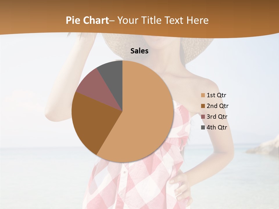 Young Attractive Female PowerPoint Template