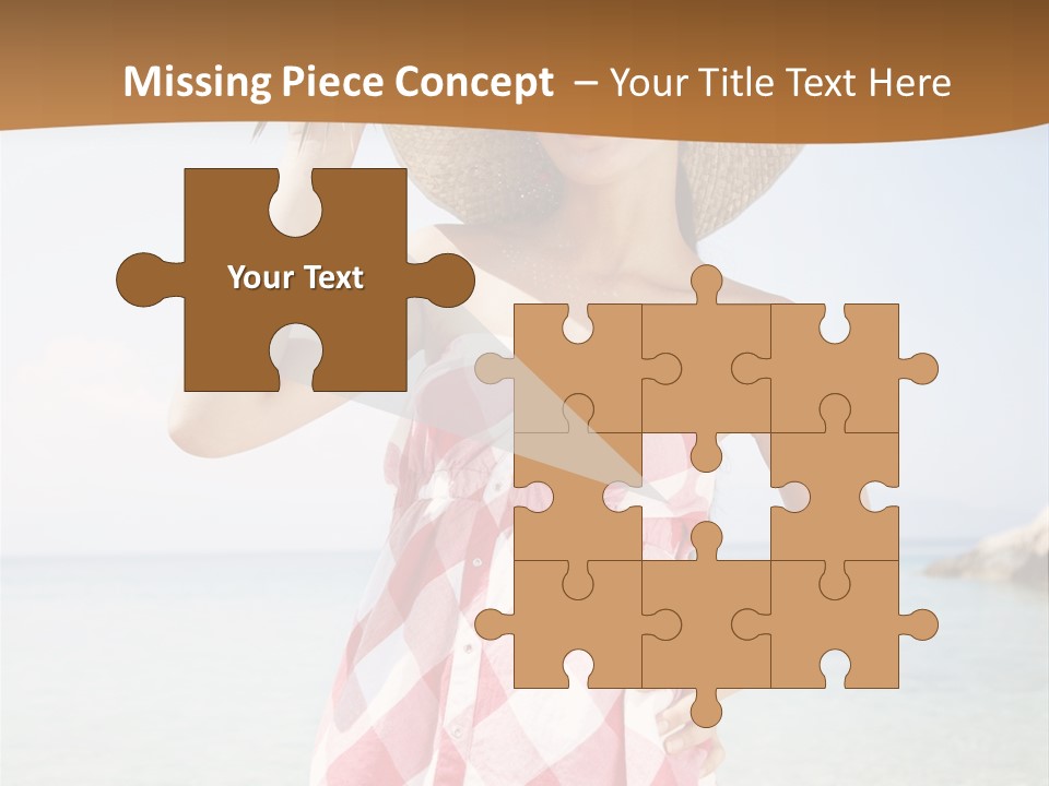 Young Attractive Female PowerPoint Template