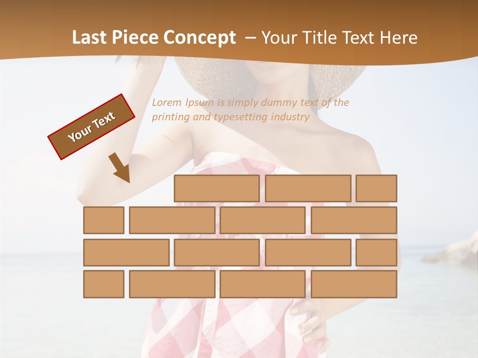 Young Attractive Female PowerPoint Template