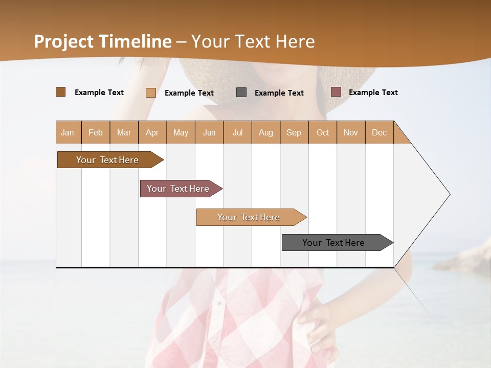 Young Attractive Female PowerPoint Template
