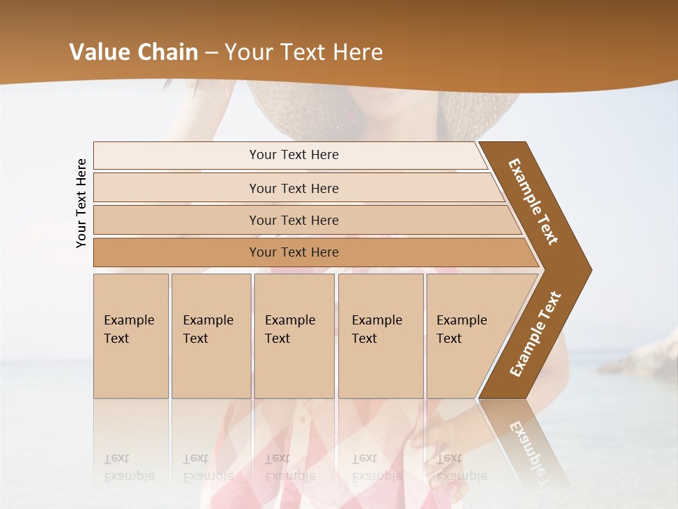 Young Attractive Female PowerPoint Template