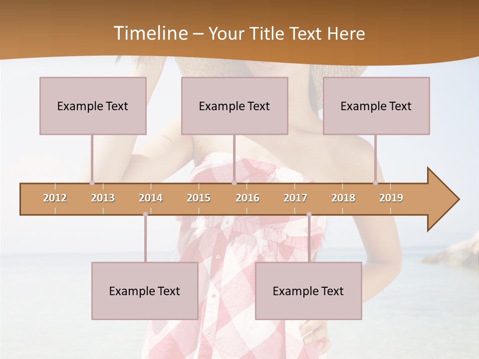 Young Attractive Female PowerPoint Template